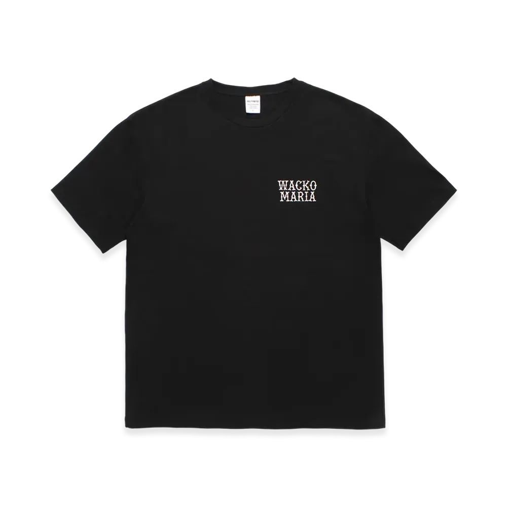 WACKO MARIA Washed Heavy Weight T-Shirt "Black"