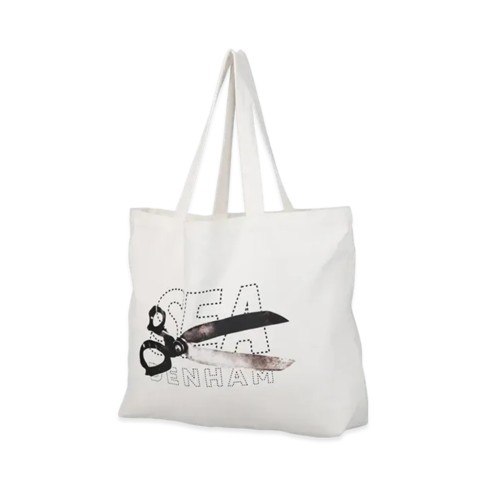WIND AND SEA x DENHAM Tote Bag Large "White"