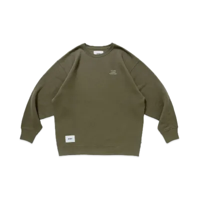 WTAPS AII 02 / Sweater / Cotton. Wut "Olive Drab"