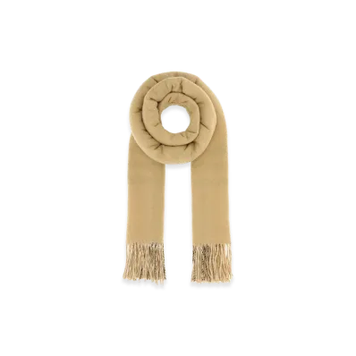Burberry Cashmere Reversible Scarf "Beige/Checked"