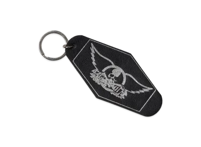 MASTERMIND WORLD x AEROSMITH Wing And Skull Logo Keychain "Black"