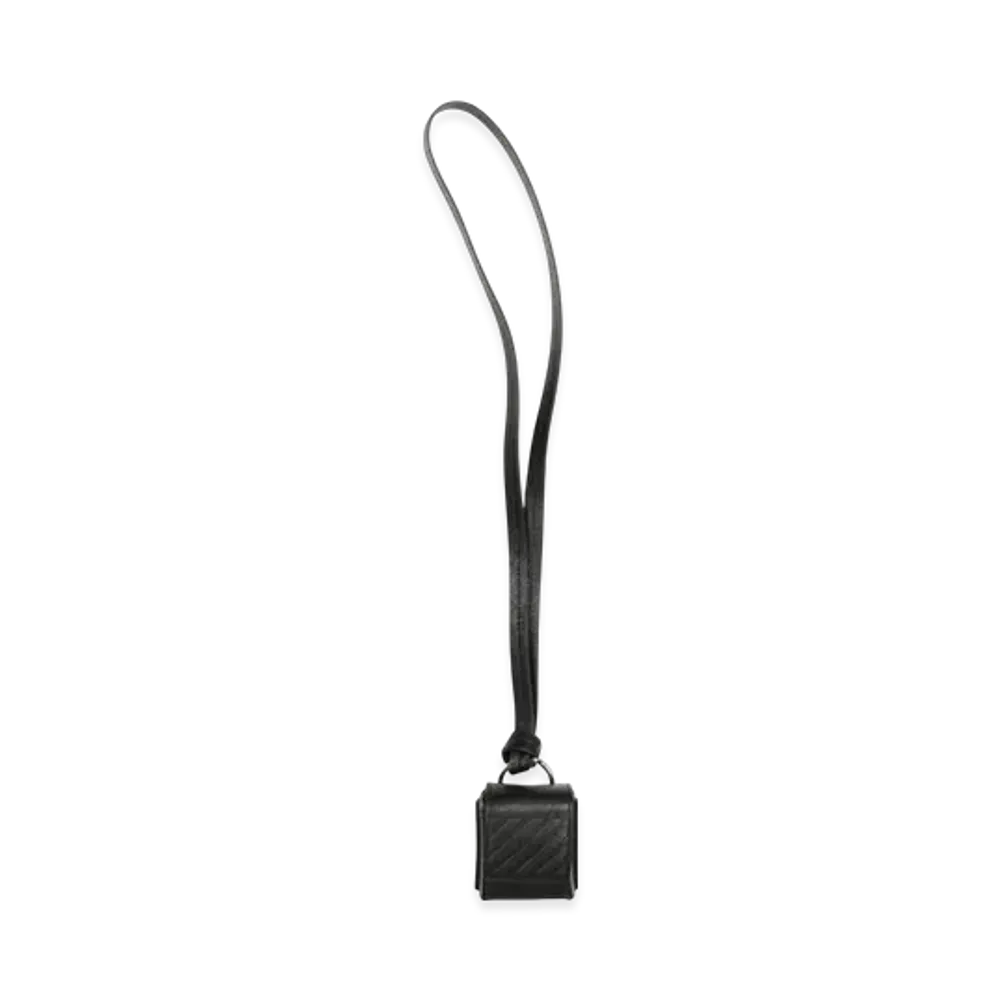 OFF-WHITE Diag Saff Airpod Case "Black"