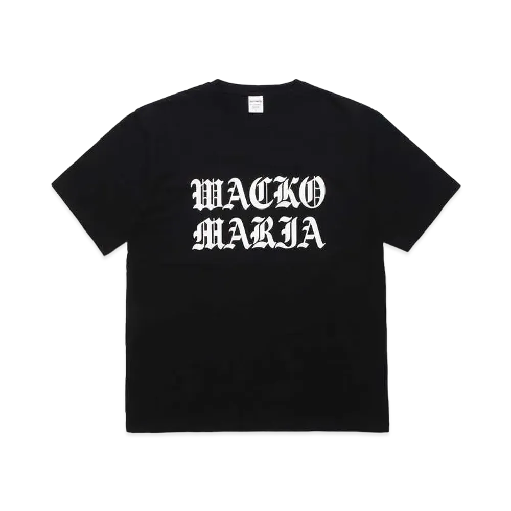 WACKO MARIA Washed Heavy Weight T-Shirt #1 "Black"