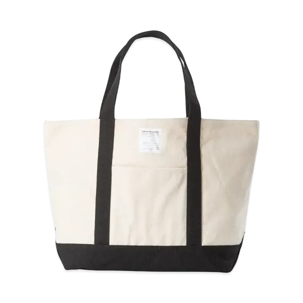POET MEETS DUBWISE PMD Heavy Canvas Large Tote "Natural"