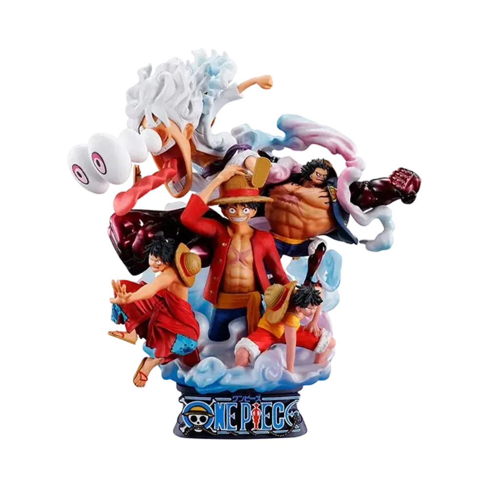 MegaHouse "PETITRAMA DX" -ONE PIECE- LOGBOX RE BIRTH 02 Luffy Special