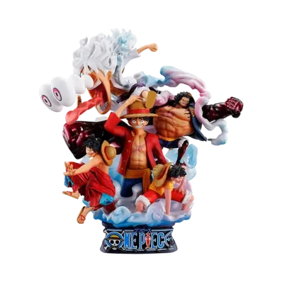 MegaHouse "PETITRAMA DX" -ONE PIECE- LOGBOX RE BIRTH 02 Luffy Special