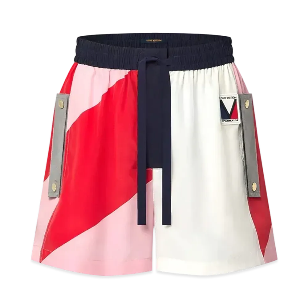 Louis Vuitton x AC Geometric Print Shorts "Blanc"