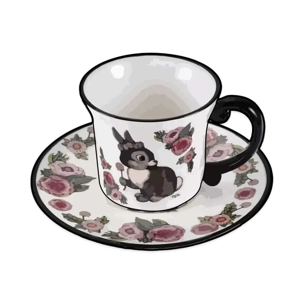 Disney x Yuko Higuchi Thumper Tea Cup "White"