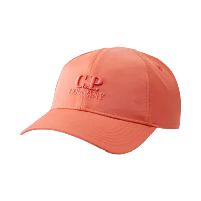 C.P. Company Chrome-R Logo Cap "Poinciana Orange"