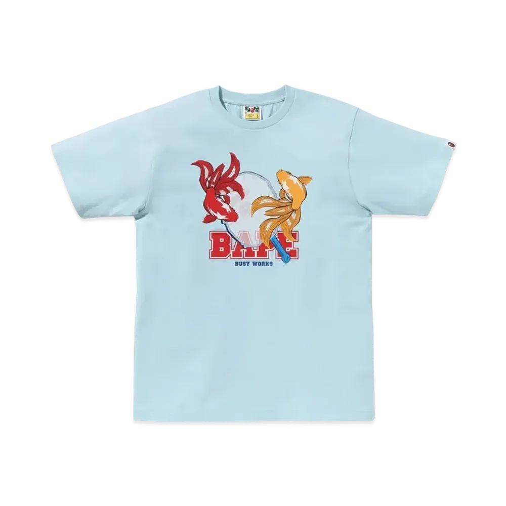 A BATHING APE Goldfish Scooping Tee "Sax"