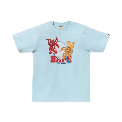 A BATHING APE Goldfish Scooping Tee "Sax"