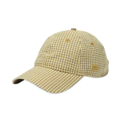 NEW ERA 9Twenty Gingham Check Seersucker "Yellow"