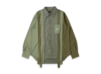 NEEDLES x UNION 5Panel SHIRT "Olive"