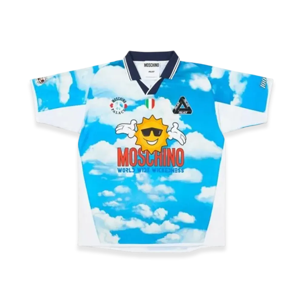 PALACE x Moschino Football Shirt "Blue"
