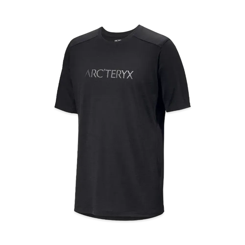 ARC'TERYX Ionia Merino Wool Arcword Logo Short Sleeve Men's "Black"