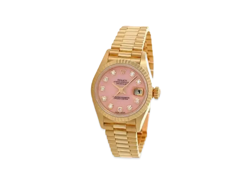 ROLEX Datejust 10P Diamonds "Pink Opal/Yellow Gold" 79178G(79178)
