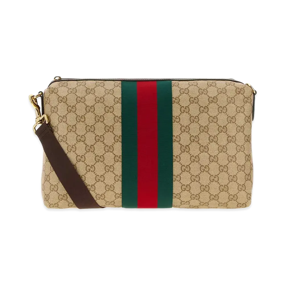 GUCCI GG Fabric Clutch "Printed"