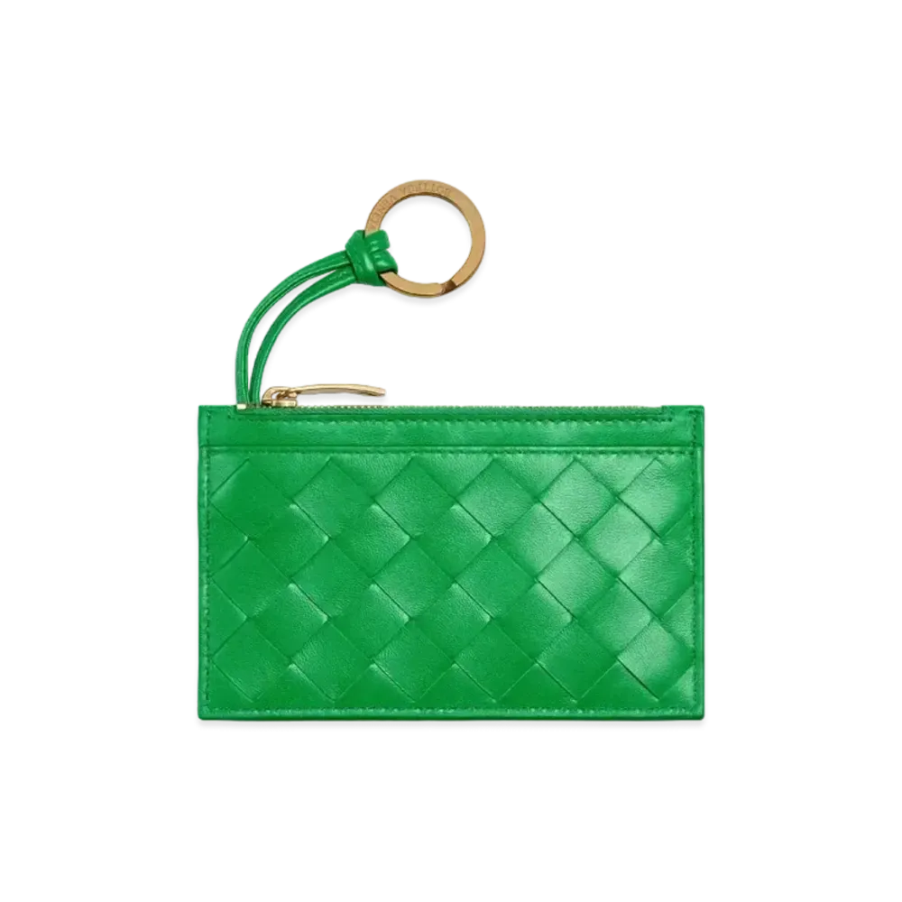 Bottega Veneta Key Pouch "Parakeet"