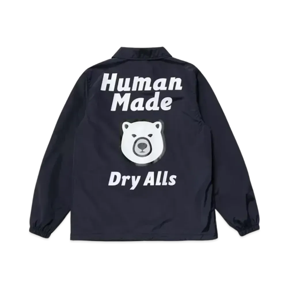 HUMAN MADE Polar Bear Coach Jacket "Navy"