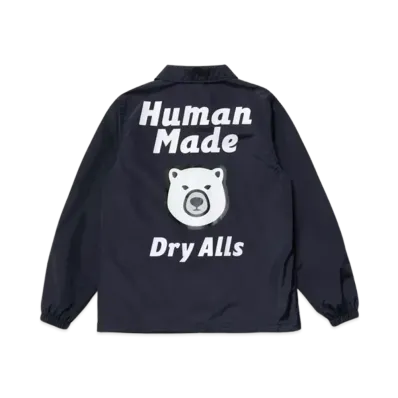 HUMAN MADE Polar Bear Coach Jacket "Navy"