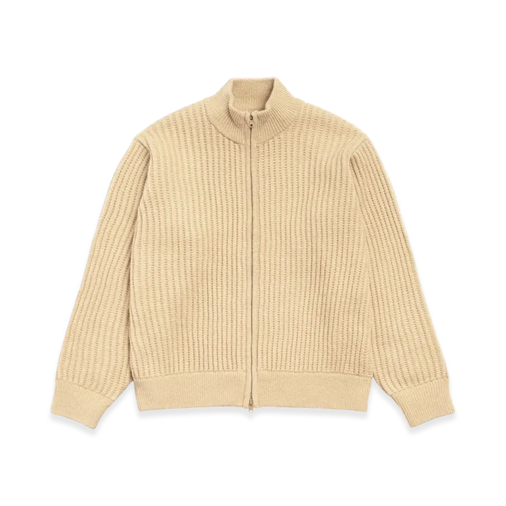 Stussy Patch Zip Sweater "Sand"