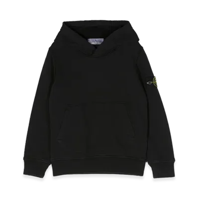 Stone Island Kids Sweaters "Black"