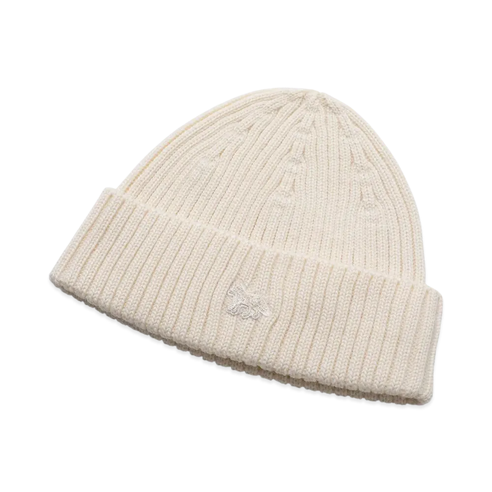 Maison Kitsune Baby Fox Beanie "Off White"