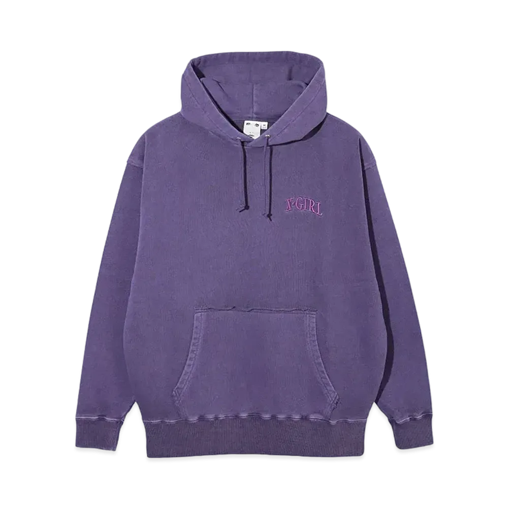 X-Girl Distressed Sweat Hoodie "Purple"