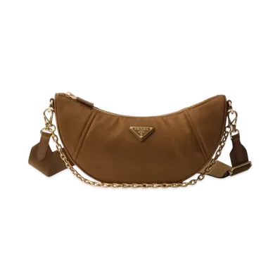 PRADA Re-Nylon Shoulder Bag "Brandy"