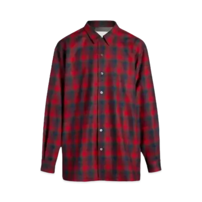 Maison Margiela Pendleton Oversized Shirt "Red"