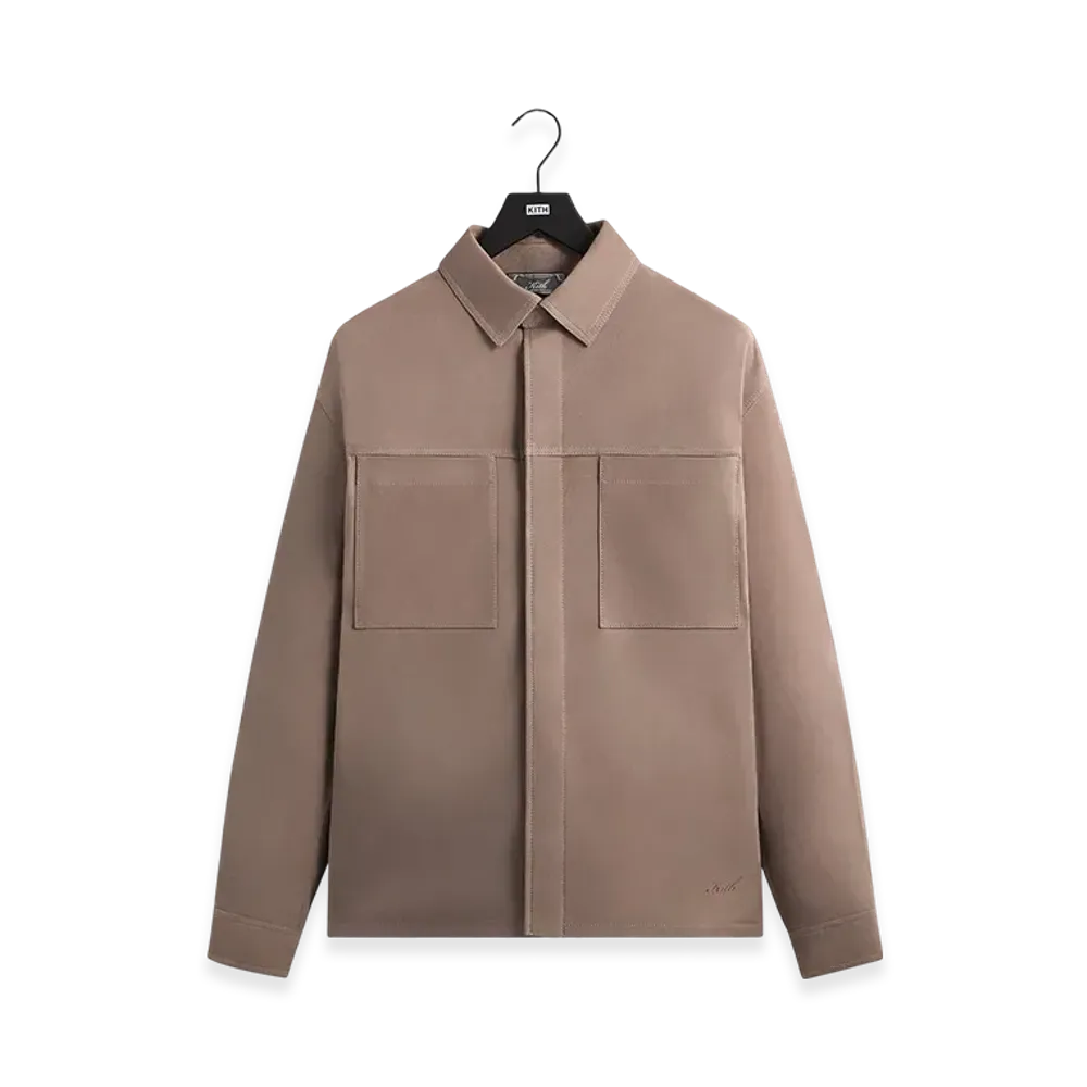 Kith Suede Ace Shirt "Factor"