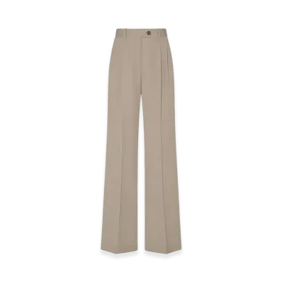 The Row Women's Virgil Wool Pants "Stone"