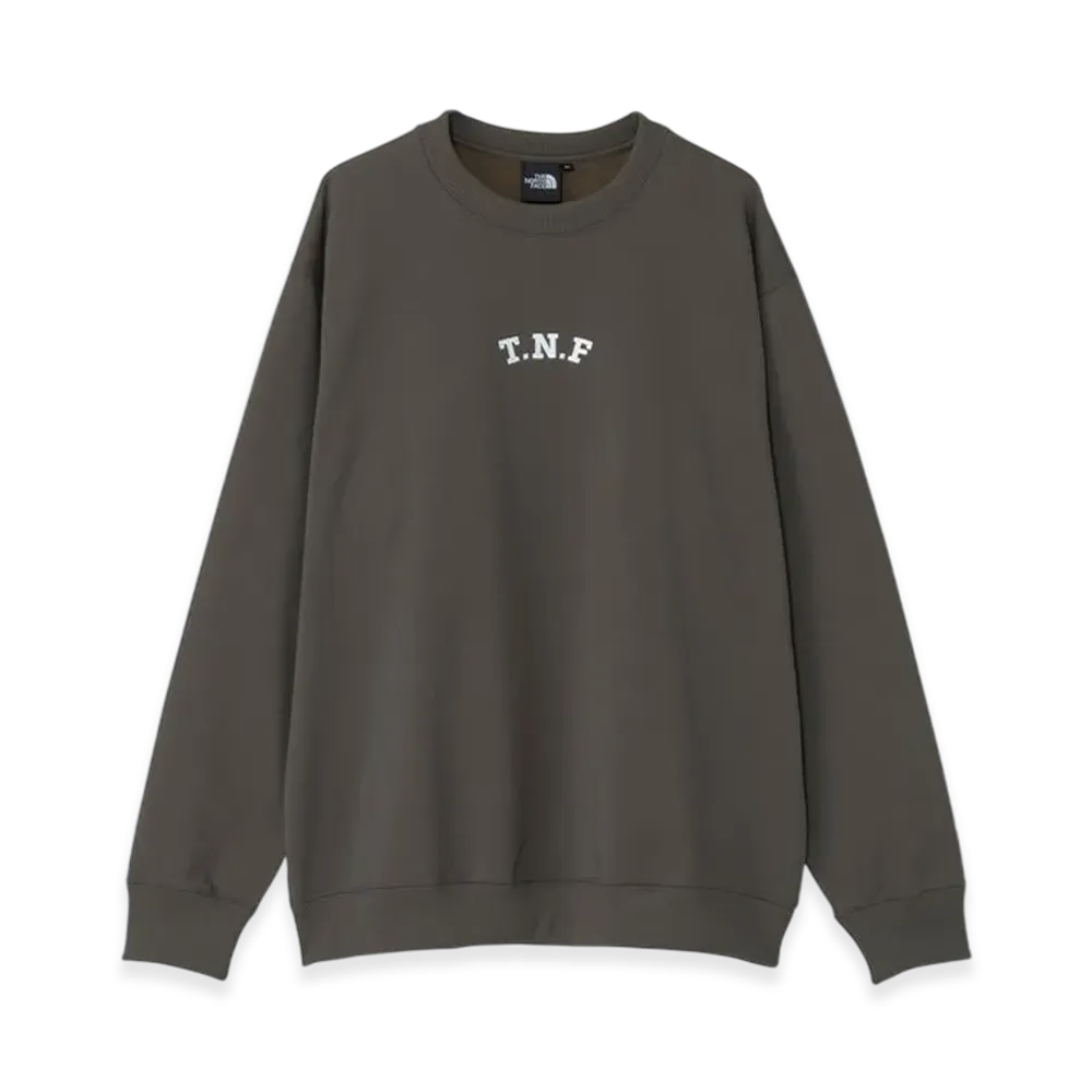 The North Face TNF Logo Heather Sweat Crew "New Taupe"