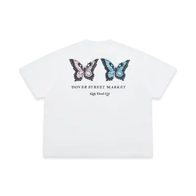Dover Street Market x VERDY Girls Don't Cry DSM Butterfly T-Shirt "White"