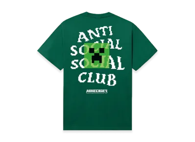 ANTI SOCIAL SOCIAL CLUB x Minecraft Creeper Head Logo Tee "Green"