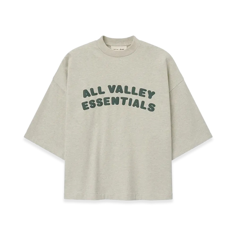 FEAR OF GOD ESSENTIALS Merch Tee Boxy Fit "Vanilla Heather"