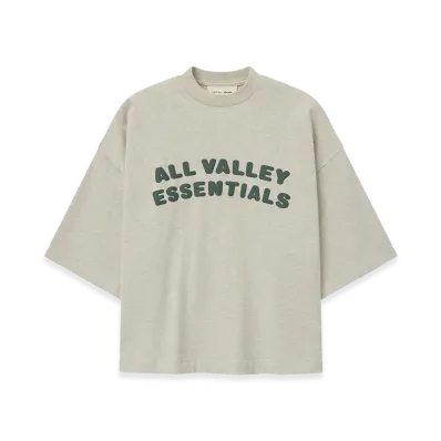 FEAR OF GOD ESSENTIALS Merch Tee Boxy Fit "Vanilla Heather"