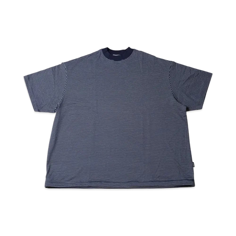 ALOUND Striped Oversize Tee "Navy/White"
