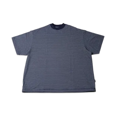 ALOUND Striped Oversize Tee "Navy/White"