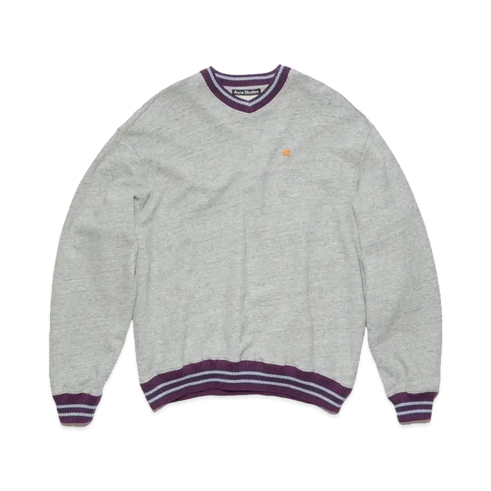 Acne Studios Relaxed Fit Sweater "Marble Gray Melange"