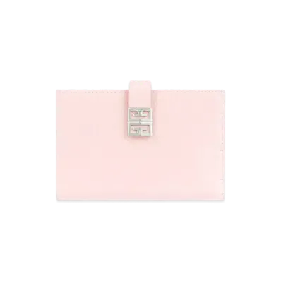 GIVENCHY 4G Wallet In 4G Leather "Powder Pink"