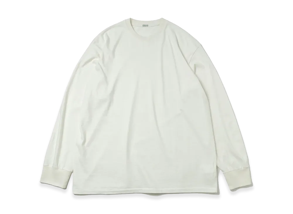 A.PRESSE Cashmere Blend L/S T-Shirt "White"