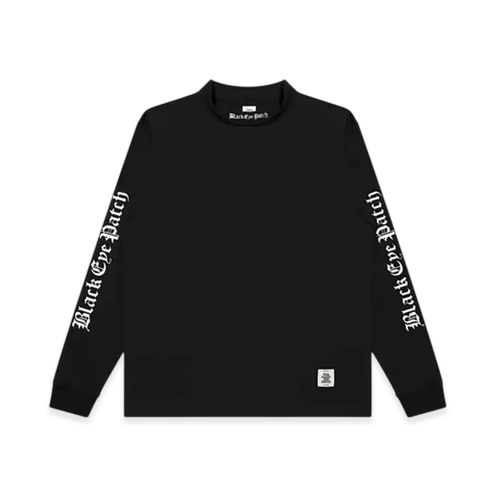 BlackEyePatch OE Logo Mock Neck L/S Tee "Black"