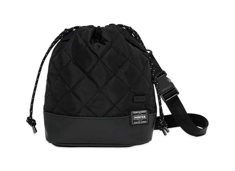 PORTER x JJJJound Drawstring Bag "Black"