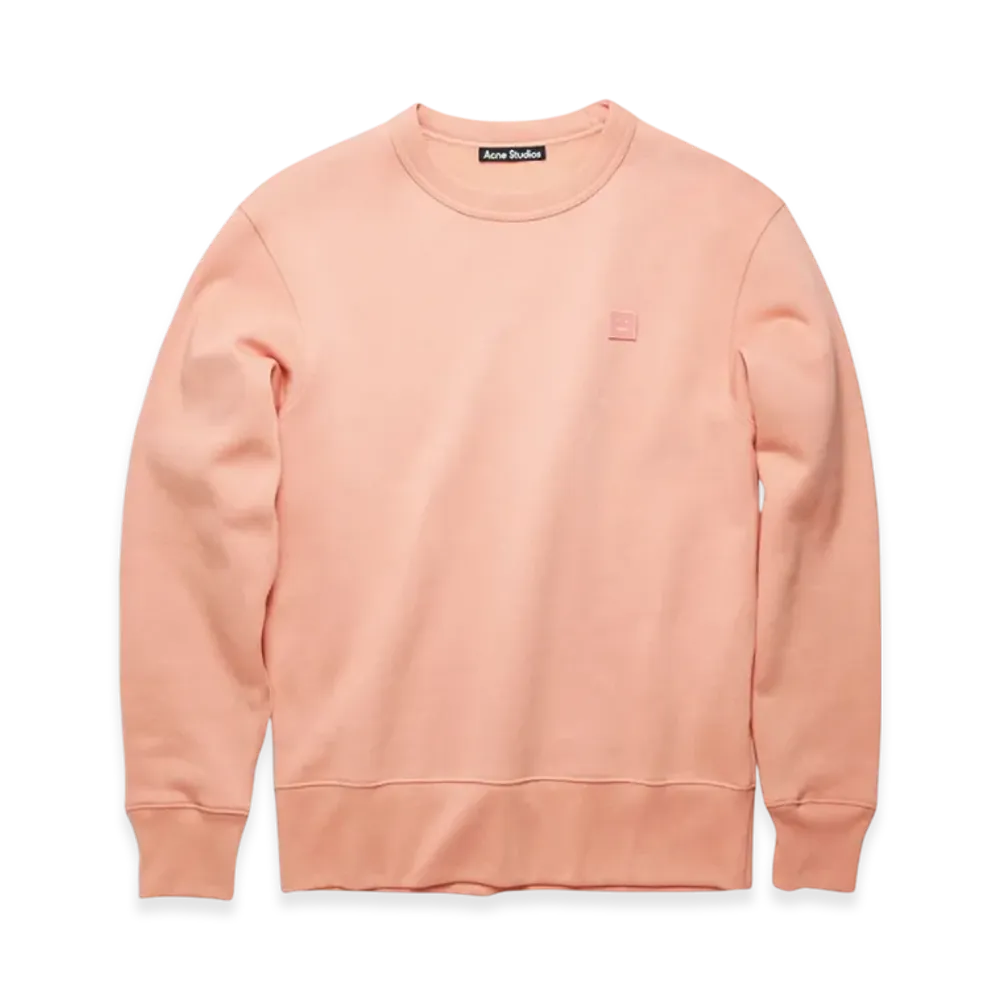 Acne Studios Fairview Face Crewneck Sweatshirt "Pale Pink"