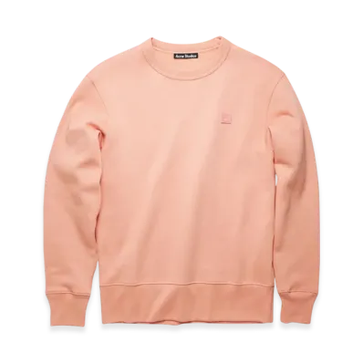 Acne Studios Fairview Face Crewneck Sweatshirt "Pale Pink"