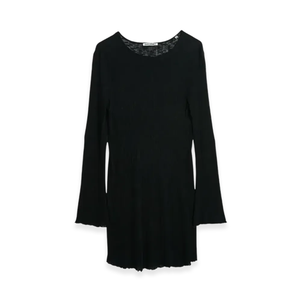 OUR LEGACY Women's Two Face Dress Sparse Rib "Black"