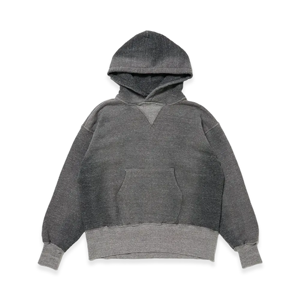 T.T Taiga Takahashi LOT.606 Hooded Sweat Shirt "Bleached Heather Gray"