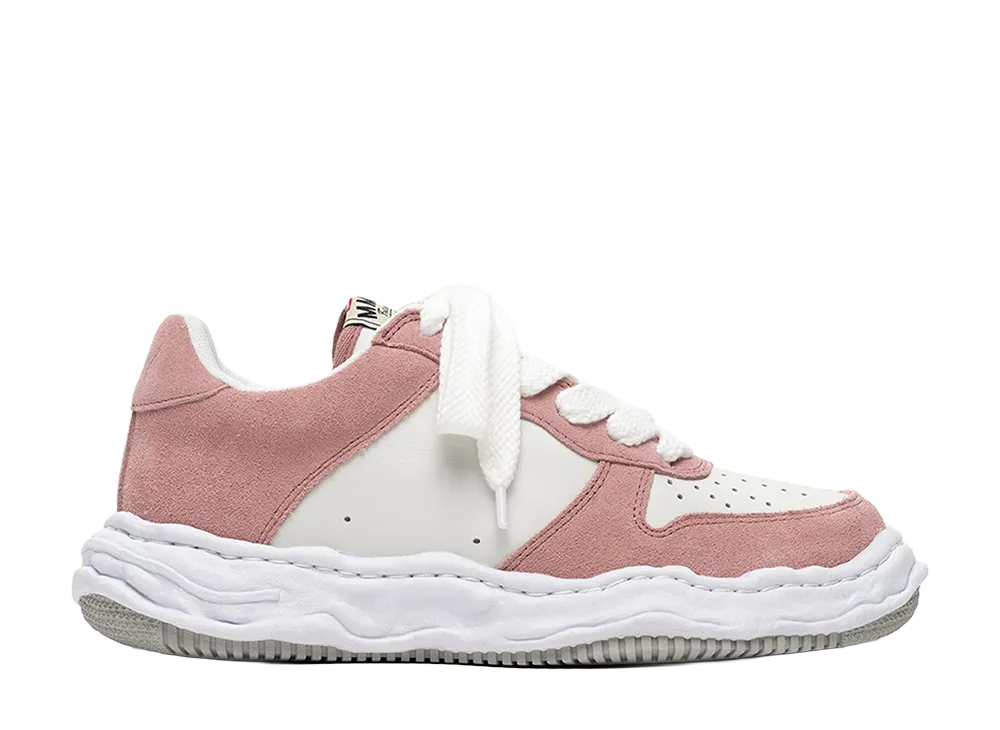 Maison MIHARA YASUHIRO WAYNE OG Sole Suede Low-top Sneaker "Pink/White"