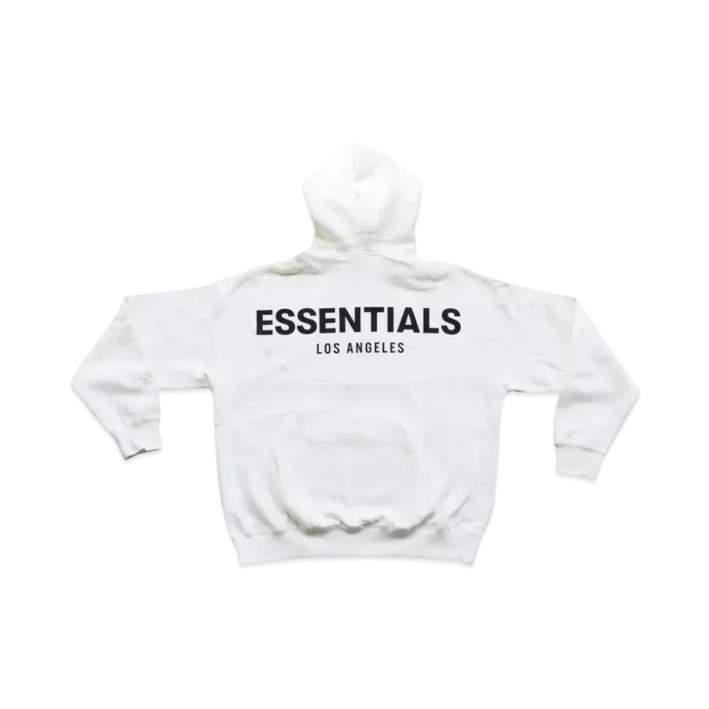 FEAR OF GOD ESSENTIALS Los Angeles 3M Pullover Hoodie "White"